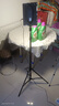纪曼图 直播补光灯摄影拍照平板打光灯主播美颜直播间室内美食珠宝短视频人像专业led影棚拍摄方形柔光灯 11寸平板灯+2.1m加粗支架（落地款） 实拍图