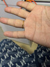 周大生实心黄金戒指女足金三生三世情侣素圈尾戒生日礼物送女友 1.89g - 13圈 足金实心素圈戒指 实拍图