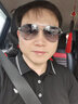 Hellen&woody奢侈男士夏季新品保罗衫时尚修身款纯色金属金标图案休闲POLO 黑色 48 实拍图