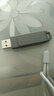 兰科芯 【MLC芯片】USB3.1高速读写金属旋转u盘定制个性礼品刻字固态大容量电脑车载两用移动优盘 定制版 + 转接头 安卓Type-c 128GB 实拍图