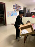 鼎玛仕儿童西服套装男童小西装花童礼服韩版中大童主持人男孩钢琴演出服 黑色马甲长袖长裤4件套 155 码 身高150-155cm 重81-85斤 实拍图