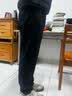 安踏加绒运动裤子男裤秋冬季加厚保暖针织直筒裤跑步健身休闲长裤卫裤 【top冬季加绒直筒裤-拉链口袋】基础黑 S /165 适合80-100斤 实拍图
