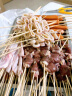 尚烤佳（Suncojia）户外烧烤配件套装 竹签 烧烤签 食品夹 炭夹 油刷 手套 锡纸 实拍图