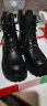 意尔康女鞋厚底时尚马丁靴圆头气质女靴保暖舒适棉鞋 32479W 黑色 38 晒单实拍图
