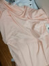 米度丽哺乳衣外出春夏大码T恤产后喂奶衣长袖月子服夏季哺乳装背心上衣 短袖-粉红色   L码 实拍图