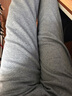季骆森运动裤男春秋季宽松棉质束脚收口小脚加绒加厚大码健身休闲长裤子 红标深灰【加绒加厚】 M 实拍图