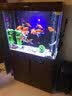 西龙新中式大型超白鱼缸客厅家用水族箱下过滤底滤懒人免换水屏风隔断 观景缸15*15*20 尺寸 实拍图