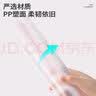 得力10只A4透明抽杆文件夹拉杆夹水滴杆 学生考试简历报告夹商务会议资料收纳 莫兰迪色系63113 实拍图