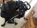 YOUBI婴儿推车可坐可躺轻便可折叠避震便携小遛娃口袋手推车 冬夏苏古绿睡篮版-顶棚+靠背双天窗 实拍图