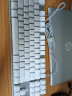 惠普（HP）GK200机械键盘有线办公游戏键盘 20种背光灯效 87键电竞键盘鼠标套装电脑外设键鼠 皎月白【茶轴】冰蓝光 实拍图