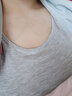 Mom Jane哺乳上衣t恤秋衣孕妇莫代尔喂奶内搭打底衫春夏季薄款带胸垫 雅灰色-春夏款195g兰精天丝莫代尔-带胸垫 M 实拍图