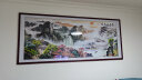 良品大师流水生财山水画办公室挂画中式客厅装饰画靠山图茶室字画风景壁画 富春山居图A1 106*249cm宣纸+红木框（大气款） 实拍图