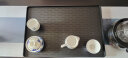 KARPHOME卡普家居 北欧茶盘茶具托盘欧式长方形水杯水壶水果盘大号不锈钢包边创意防滑托盘茶盘置物 晒单实拍图