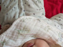 洁丽雅（Grace）A类纯棉纱布口水巾 婴儿围嘴8层口水兜围宝宝360度旋转吸水饭兜 晒单实拍图