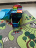 智邦（ZBOND TOY）彩窗磁力片儿童智力玩具男孩女孩拼装吸铁石轨道早教创意动脑积木 【彩窗】主题款双车城堡100片 实拍图