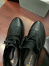 稻草人男鞋真皮鞋男士商务休闲鞋2025秋冬季正装透气耐磨舒适软皮面鞋子 6391黑色 42 实拍图