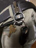 OXOoxo 皮带腰挂牛皮钥匙扣创意男士汽车钥匙扣挂件钥匙链刻字定制 镍色黑皮 晒单实拍图