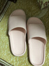 IQGD居家拖鞋男女室内室外浴室防滑轻盈便携柔软静音回弹漏水凉拖鞋夏 条纹漏水拖-绿色 38-39 实拍图