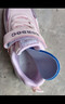 巴布豆（BOBDOG）童鞋女童鞋子韩版潮新款春款儿童网面鞋女孩运动鞋 嫩粉/藕荷紫 33 适合脚长20.3cm 实拍图