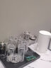 肖特圣维莎（SCHOTT ZWIESEL）德国进口无铅水晶玻璃杯 泡绿茶杯水杯套装家用公司泡茶杯牛奶杯 德国370ml杯X6+川三杯架X1 实拍图