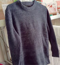 鑫罗圣保男士半高领毛衣保暖长袖加绒加厚一体绒雪尼尔针织衫潮男装衣服 雪尼尔毛衣-灰色 L 170  建议110-130斤【110】 实拍图