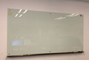 惠鑫钢化玻璃白板超白哑光投影磁性办公写字板家庭移动会议展板教学手写板培训儿童画板磁吸玻璃净白板 120*240CM 实拍图