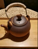 容山堂粗陶茶壶煮茶器茶具套装泡茶壶烧水壶电陶炉围炉煮茶碳炉酒精炉 祥云钮壶小容黑胡桃木纹炉 780ml 实拍图