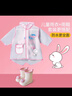 猪爸爸儿童雨衣男童3-6岁幼儿园女童宝宝中小童上学专用全身防水雨披粉M 实拍图