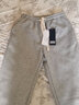 棉致休闲裤男港风潮流百搭运动卫裤宽松系带情侣阔腿裤 灰色 2XL  实拍图