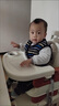 babyjianle儿童餐椅便携式折叠多功能餐椅座椅外出家用宝宝餐椅吃饭餐桌BB椅 咖啡色 实拍图