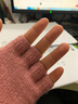 浩冠 手套女冬季半指女士兔羊毛秋冬天打字保暖韩版可爱翻盖手套露指加厚 皮粉加灰 均码 实拍图