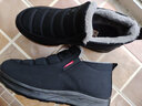 布瑞京冬季老北京男棉鞋加绒保暖老人鞋中老年爸爸棉鞋防防水防滑雪地靴 女款黑色 38 实拍图