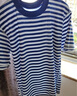 体能服 短袖海魂衫男体能短袖套装体能服蓝白t恤体能训练迷彩服圆领休闲意設透气迷彩短袖T恤 单上衣 175/92-96 实拍图