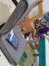 柴扉園 日式懒人沙发飘窗座椅简约现代折叠椅宿舍床上靠背椅无腿小沙发 003秋风款银灰色大号（仿麻布） 实拍图