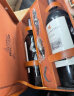 蕾拉法国LAYLA MANOR进口AOP级14度干红葡萄酒高档皮质礼盒750mlX两支 实拍图