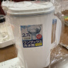 ASVEL日本进口凉水壶带盖耐热凉开水壶家用冰箱大容量2l透明塑料冷水壶 2.7L【带密封圈】 实拍图