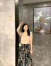 阅樱短袖T恤女 2026夏新款女装韩版设计感小众淑女条纹上衣女洋气时尚 粉杏色 L (100-110斤) 实拍图