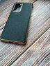 圣曼帝 华为p40pro手机壳p40保护套p40pro+5g真皮高档限量版外壳 p40pro【暗夜绿】进口牛皮 实拍图