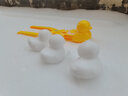 东之天地雪球夹儿童玩雪工具玩具套装加厚爱心鸭子夹雪模具玩沙打雪仗神器 鸭子+爱心+雪人+双球+恐龙（颜色随机） 实拍图