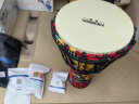 莫森（MOSEN）8英寸轻型非洲鼓 ABS材料儿童初学练习丽江手拍鼓 免调音枫叶红 实拍图