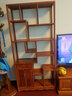 錦名園红木家具非洲花梨（学名：刺猬紫檀）客厅博中式全实木古架玄关隔断古董架展示架多宝阁 中号一对（长196*宽30*198） 实拍图