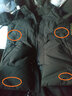 雅鹿羽绒服男中长款2023冬季新款加厚大毛领派克服连帽时尚防寒外套 卡其色 190/3XL 实拍图