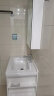 浪鲸（SSWW）浴室柜陶瓷一体盆浴室洗脸盆洗手盆柜组合实木洗漱台智能镜柜 0.7米|普通镜柜|咖/白可选 晒单实拍图