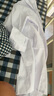 窈嘉 长袖白大褂 学生实验服男女医师卫生美容服化学试验白大褂工作服 标准款-男式纽扣袖口 3XL (185) 实拍图