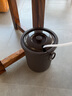 唐宗筷 带盖茶渣桶 加厚茶水桶 排水桶 茶叶垃圾桶 废水桶 滤茶桶储茶桶 咖啡色-大号 实拍图