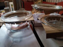 菲内克斯 微波炉碗玻璃碗煲带盖钢化玻璃耐热碗沙拉碗泡面汤碗 深煲三件套1.0L+1.5L+2.5L 晒单实拍图