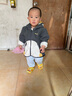 戴维贝拉（DAVE＆BELLA）冬季男童保暖棉服宝宝棒球服棉衣儿童外套衣服幼童上衣小童外衣 藏青色 90 cm（建议身高80-90cm） 实拍图