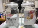 拜杰（Baijie）玻璃密封罐【2个装】1500ml储物瓶储物罐子泡酒瓶 玻璃瓶子密封罐 蜂蜜瓶果酱瓶 LY-164 实拍图