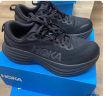 HOKA ONE ONE男款夏季邦代8公路跑鞋BONDI 8轻盈缓震透气 黑色 / 黑色（建议拍大半码） 40.5 实拍图