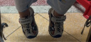 巴布豆（BOBDOG）男童凉鞋夏季新款包头儿童凉鞋中大童软底宝宝沙滩鞋子 米/深宝蓝 22码内长13.8cm 实拍图